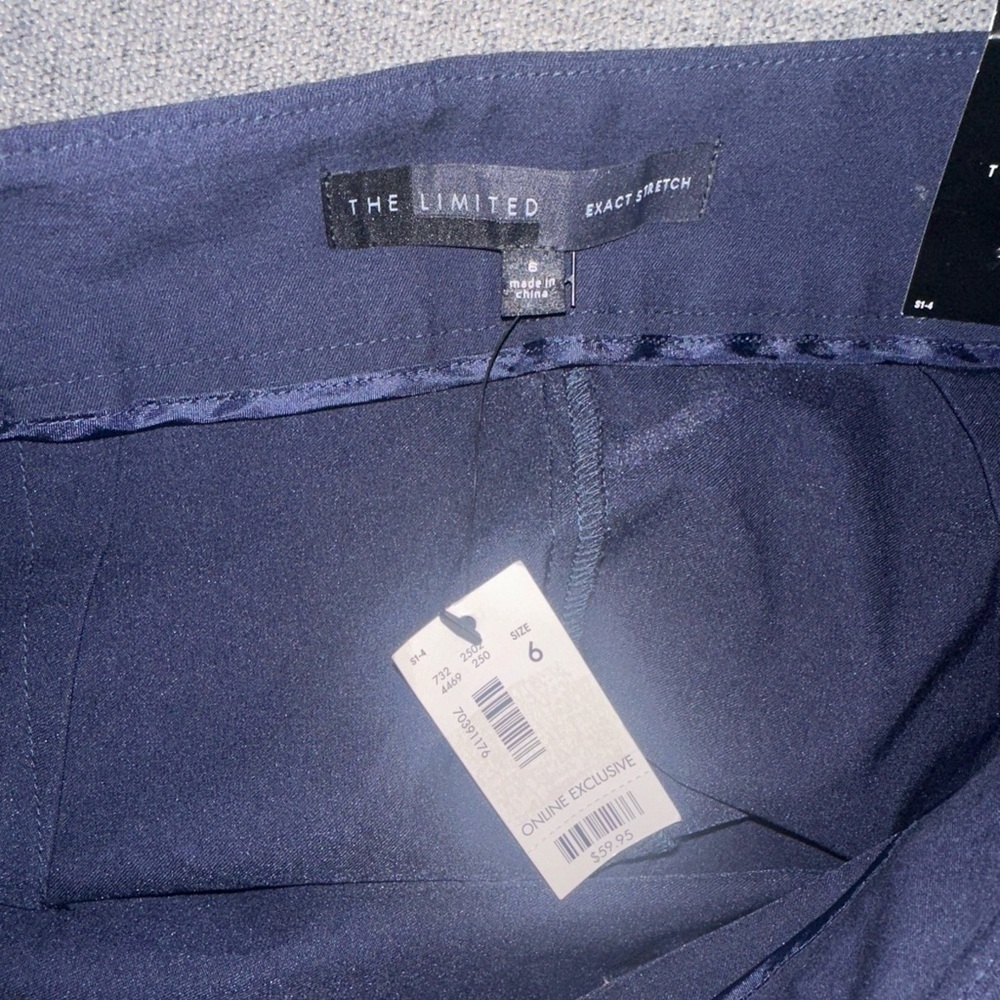 NWT THE LIMITED Women’s Exact Stretch Blue Pencil Skirt Sz 6 Business Stretch - Picture 6 of 8